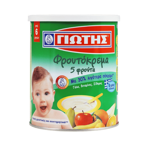 Fruchtcreme für Babys 5 Früchte (300g) Jotis - Araxxon